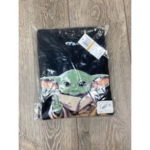 Star Wars The Mandalorian Shirt Adult S Baby Yoda Grogu‎ Black Long Sleeve